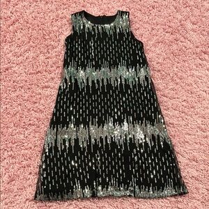 Black Sequin Formal Dress